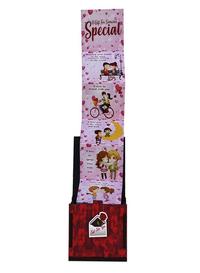 Natali Traders Valentine Day Gift for Girls, Boys - Small Love Greeting Card and Surprise Box - Gift for Girlfriend, Wife, Boyfriend, Best Friend - Birthday - Anniversary Gift - Image 4